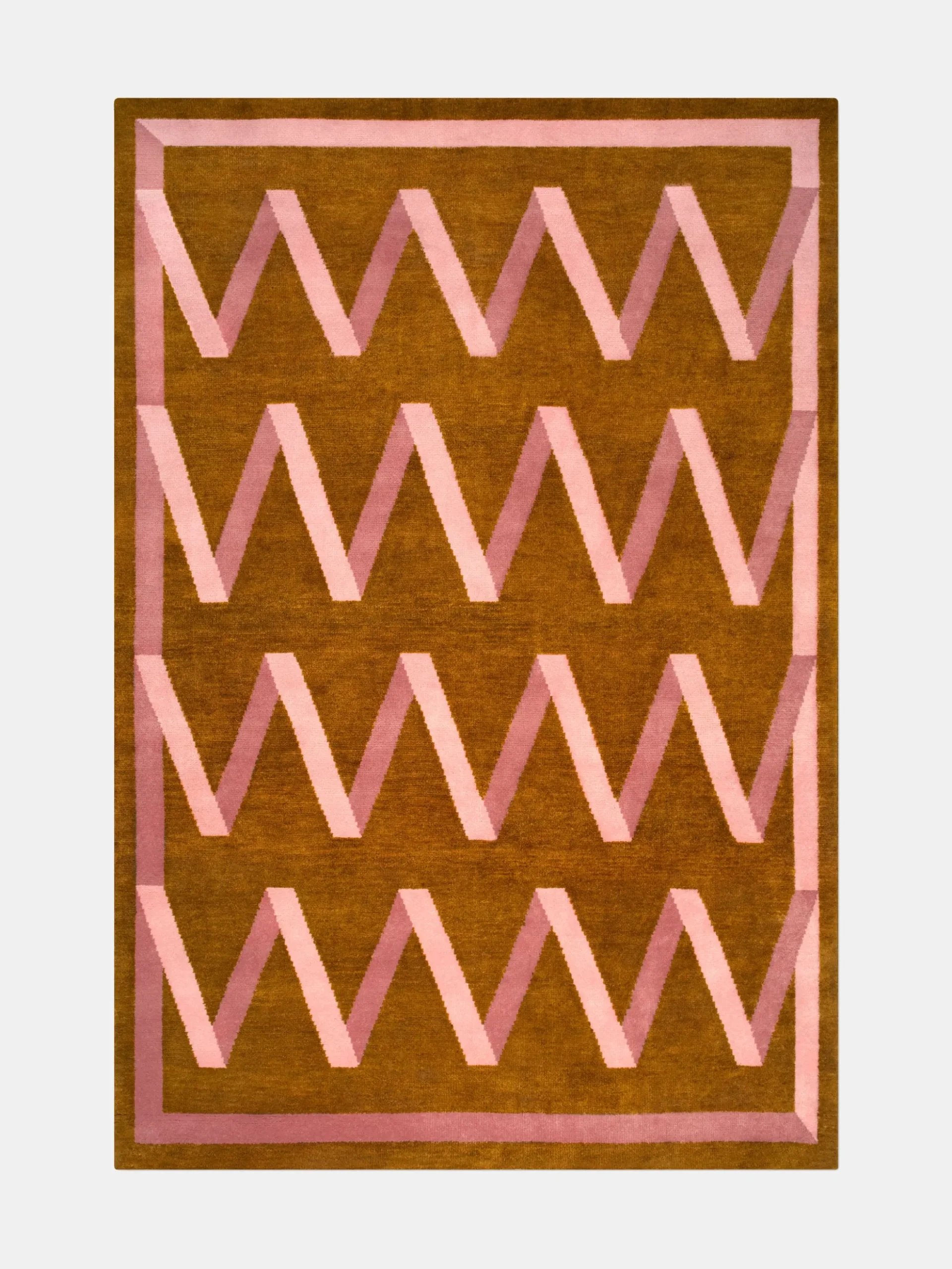Folding Ribbon - Amber/Pink