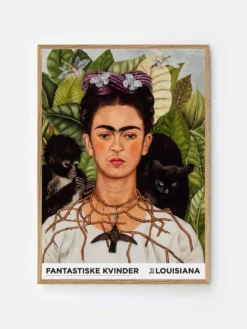 Frida Kahlo - Autorretrato con collar de