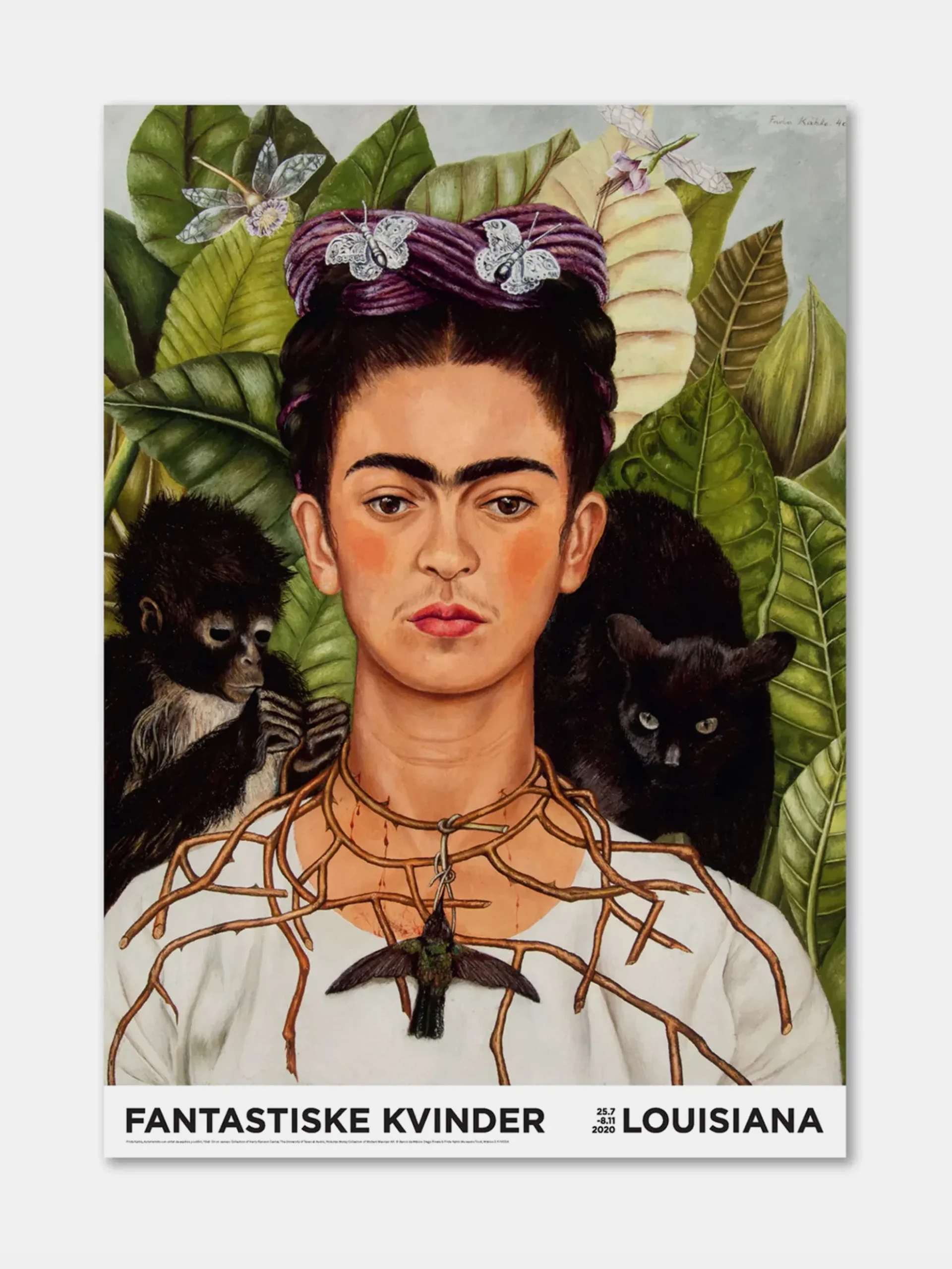 Frida Kahlo - Autorretrato con collar de