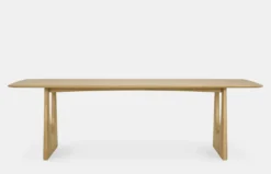 Geometric Dining Table - Oak