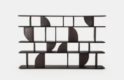 Geometric Rack - Teak Brown