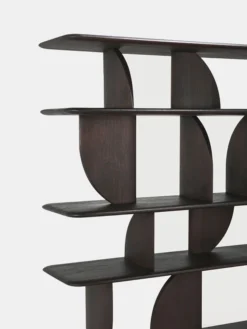 Geometric Rack - Teak Brown
