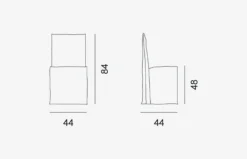 Gervasoni - Ghost Out 23 - Chair