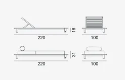 Gervasoni - Inout 81 - Daybed