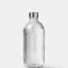 Glass Bottle - Polished Steel