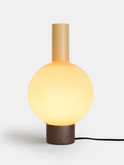 Glass Puritan Table Lamp