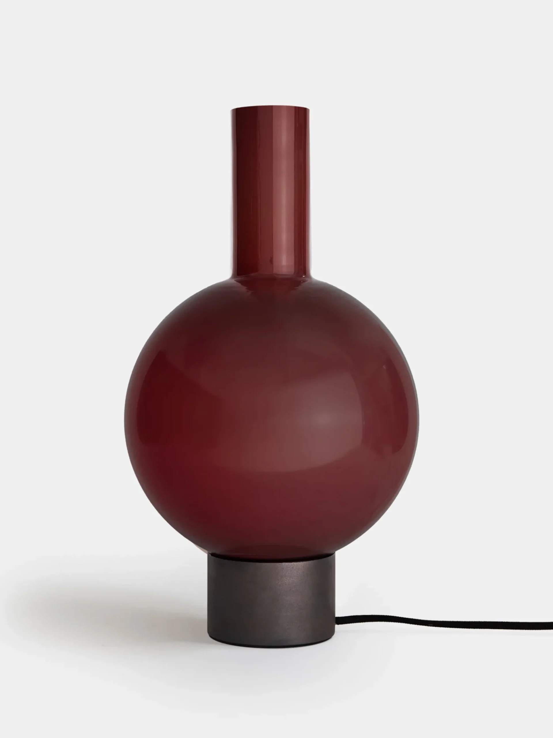Glass Puritan Table Lamp