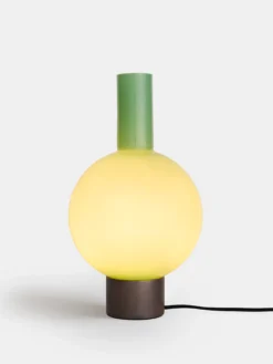 Glass Puritan Table Lamp