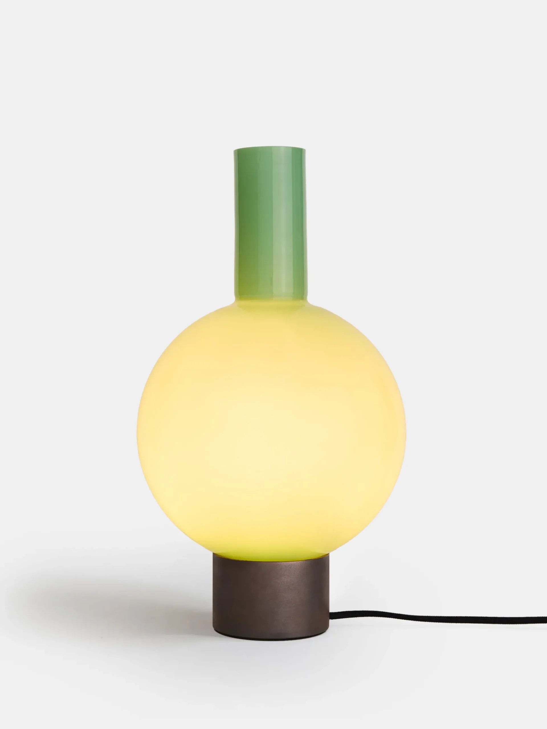 Glass Puritan Table Lamp
