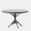 Grace Exterior Dining Table - Antique Grey - 120 cm