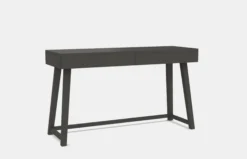 Gray 50 Writing Desk – Black