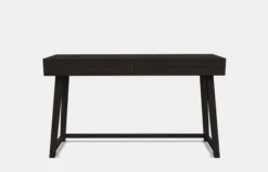 Gray 50 Writing Desk – Black