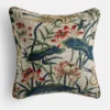 Heron & Lotus Flower Cushion - 55x55 cm