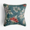 Hydrangea Bird Indigo Cushion - 50x50 cm