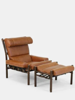 Inca Armchair and Footstool