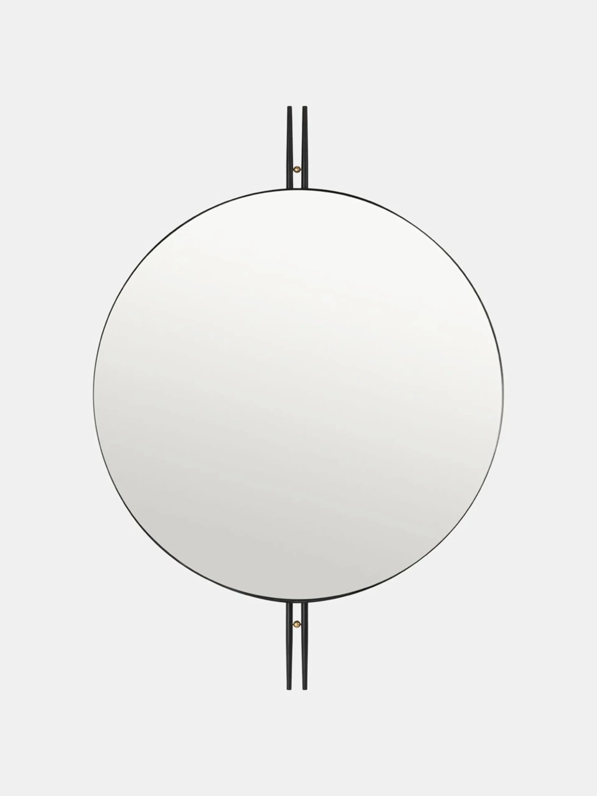 IOI Mirror Black Semi Matt Ø80