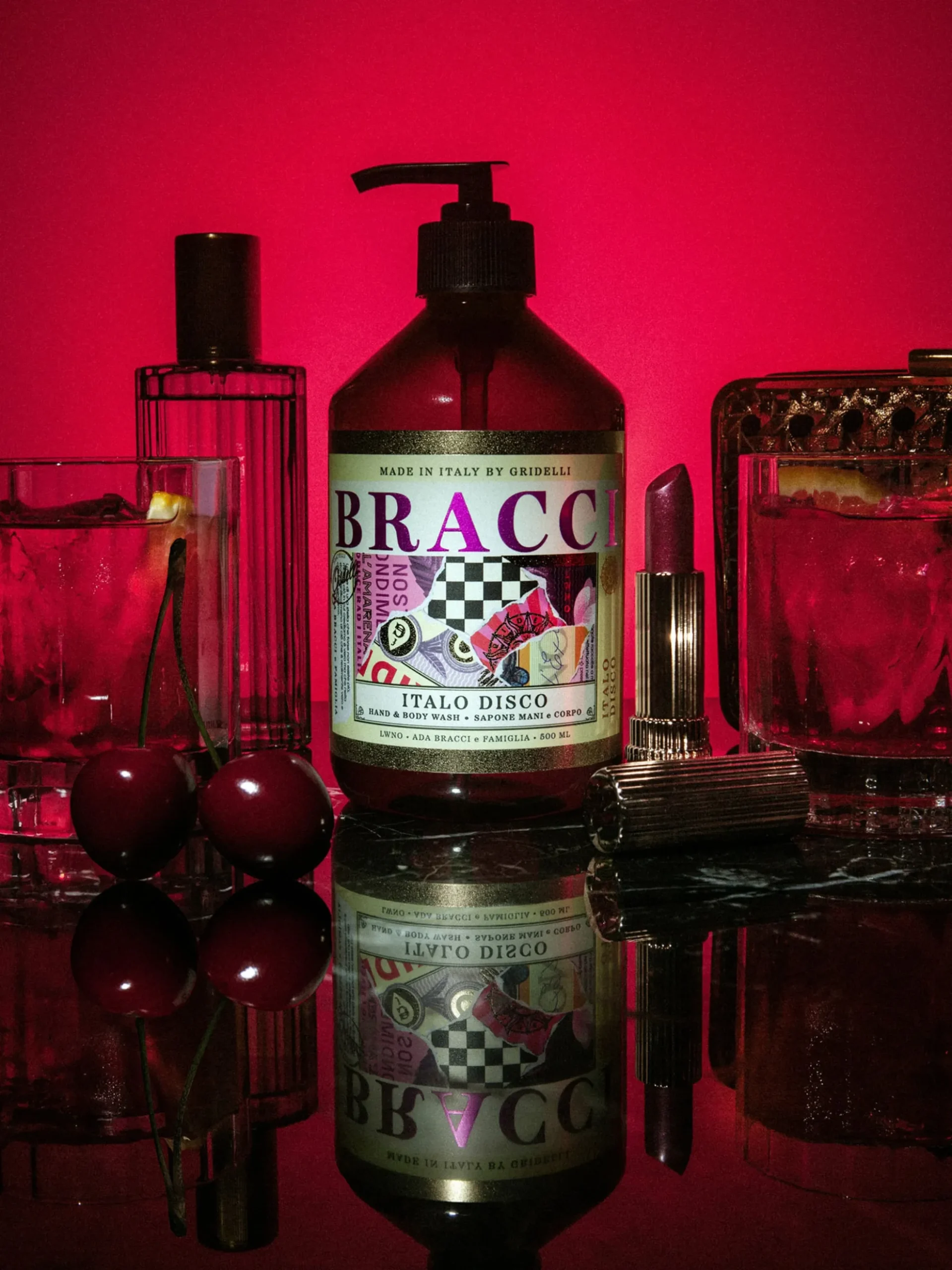 Italo Disco Hand and Body Soap - Cherry Scent