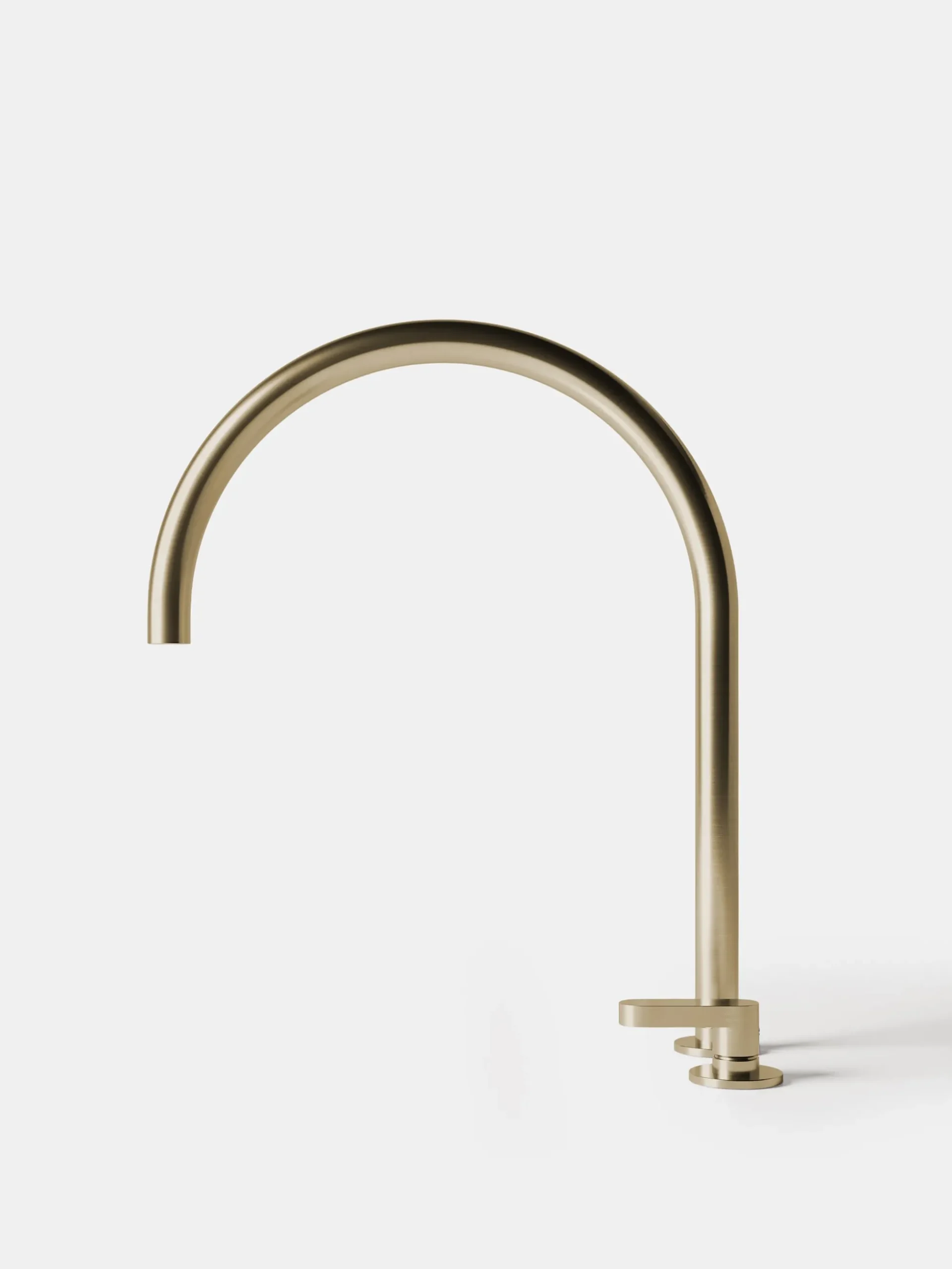 John Pawson Deck Mounted Mixer with Swivel Spout - 280