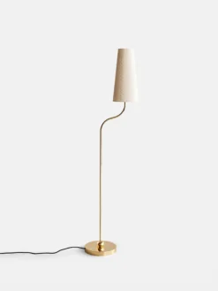 Komet Floor Lamp - Polished Brass