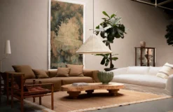 Komet Floor Lamp - Polished Brass