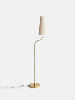 Komet Floor Lamp - Polished Brass