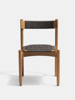 Koster Dining Chair - Teak - Dark Grey