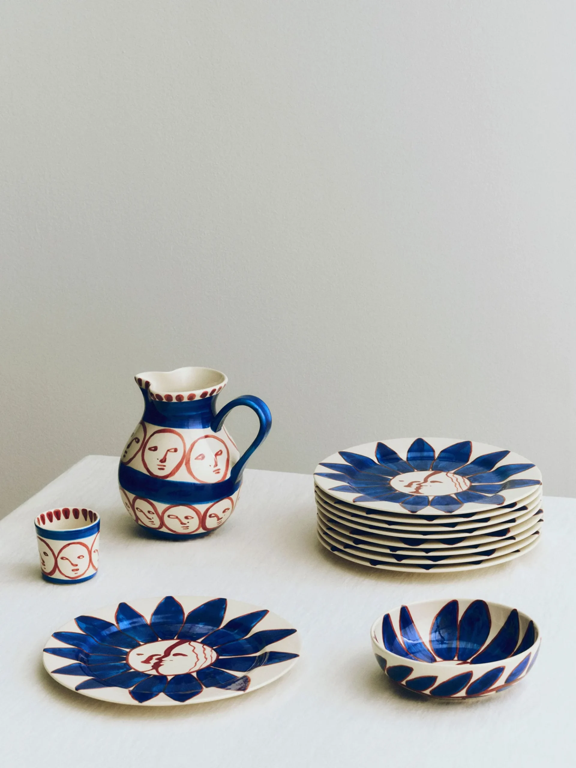 La Pittura Bowl - Deep Blue Flower