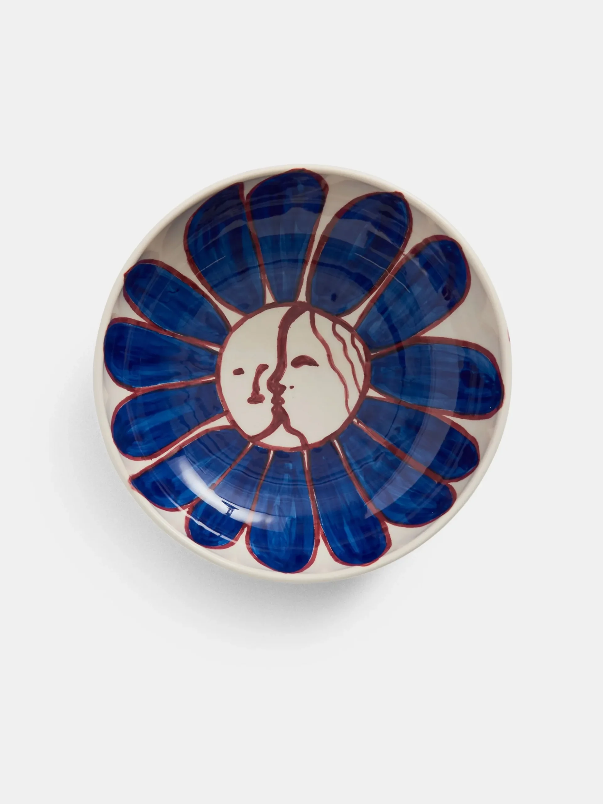 La Pittura Bowl - Deep Blue Flower