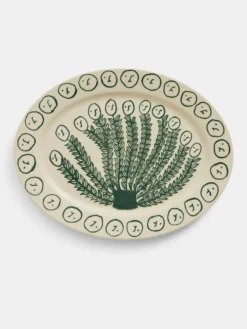 La Pittura Oval Serving Platter - Olive Grove