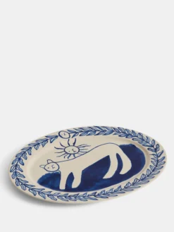 La Pittura Oval Serving Platter - Charlotte