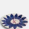 La Pittura Plate - Deep Blue Flower
