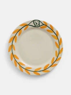 La Pittura Plate - Golden Leaf