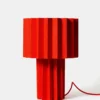L'art Plissé Table Lamp Studio Edition - Red