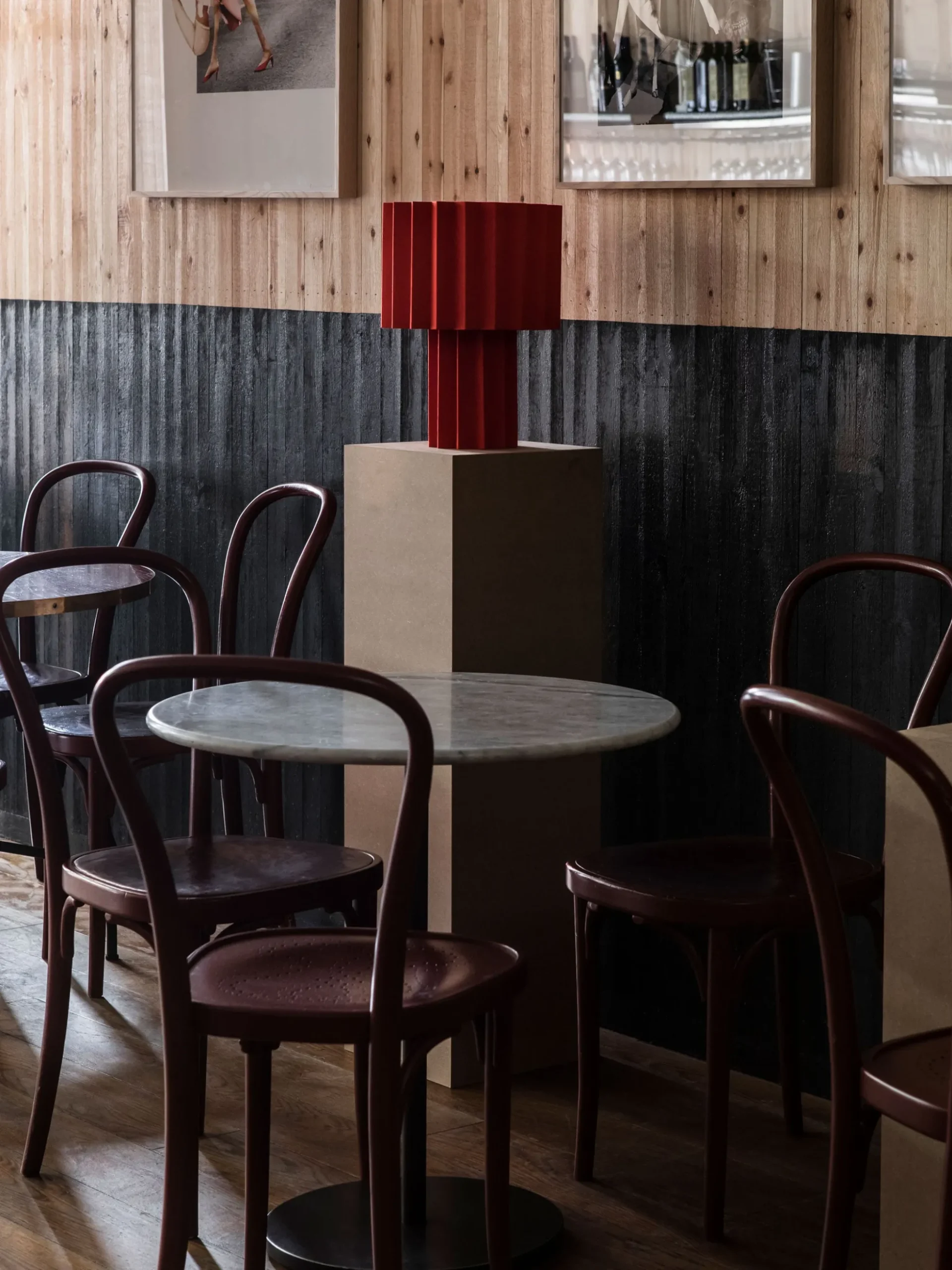 L'art Plissé Table Lamp Studio Edition - Red