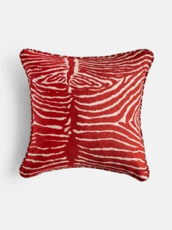 Le Zebre Red Cushion - 50x50 cm