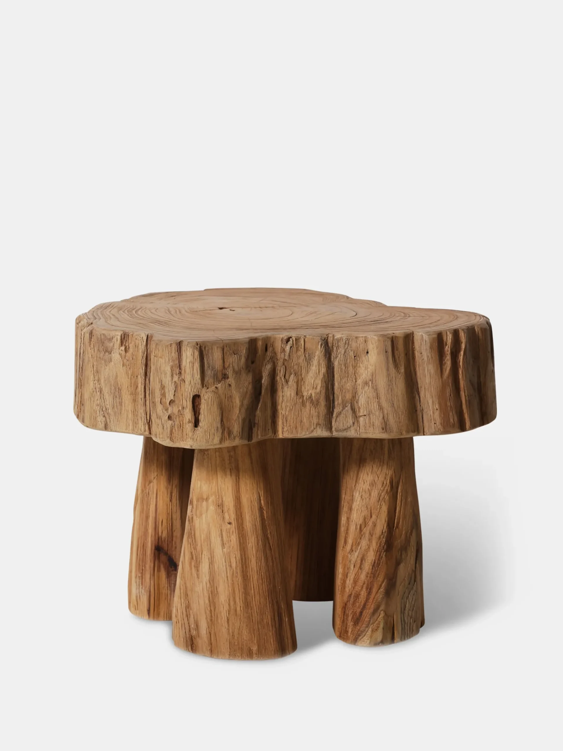 Log Wooden Stool