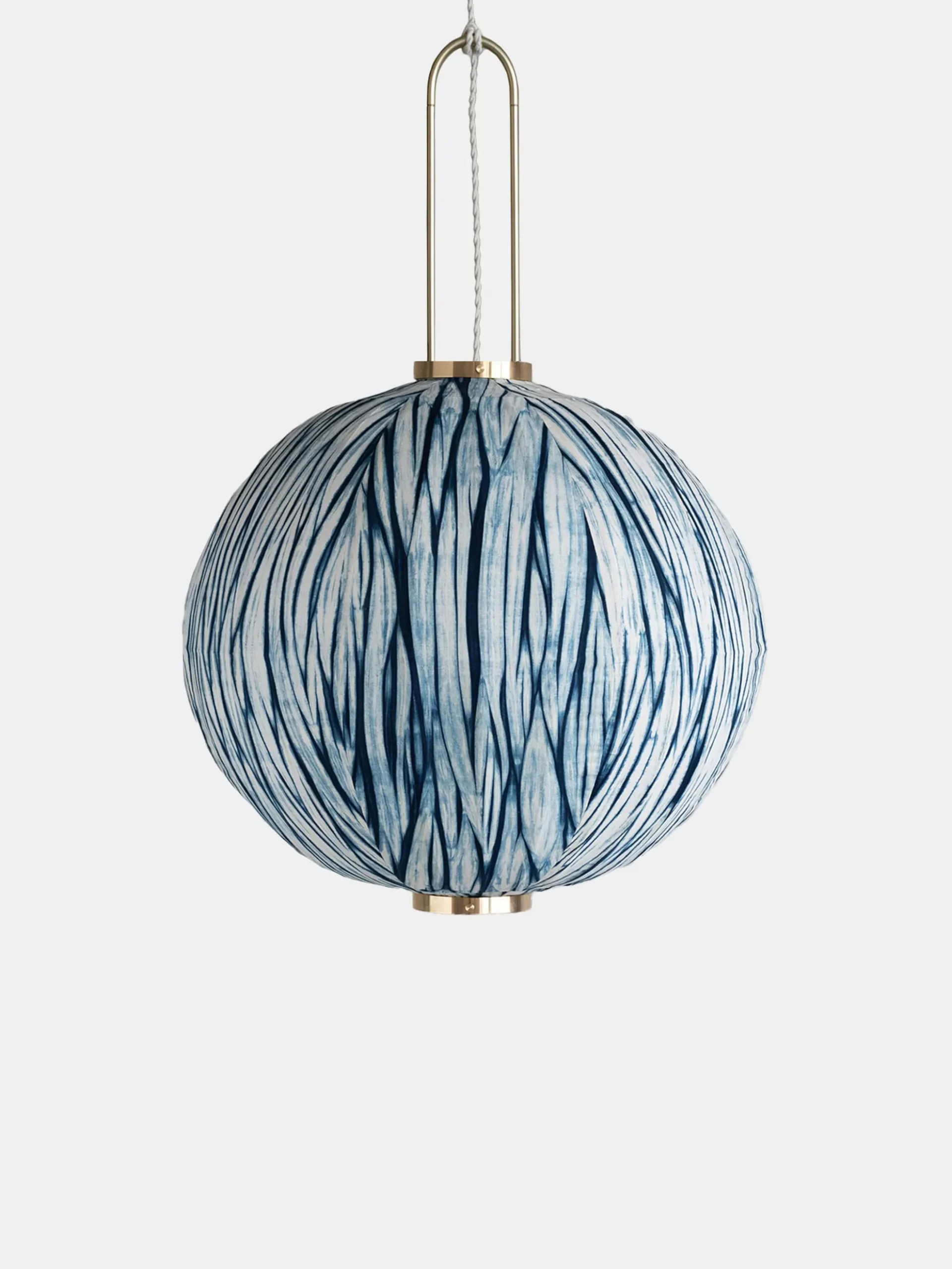 Mandarin Pendant - Plant Dyed Pattern