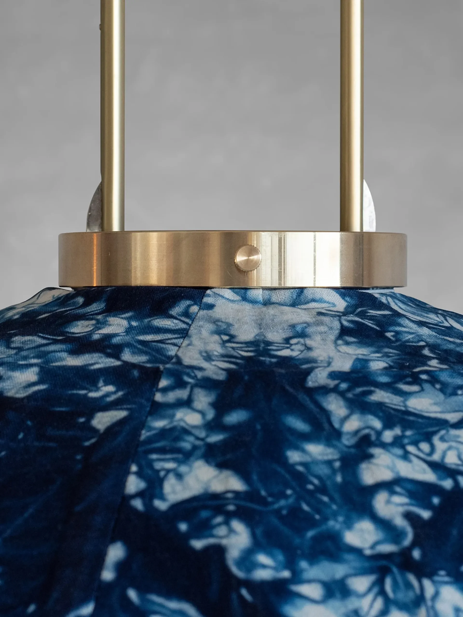 Mandarin Pendant - Plant Dyed Pattern