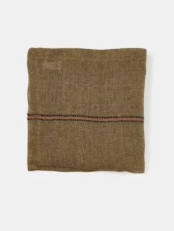 Marie Napkin - Bronze Stripe