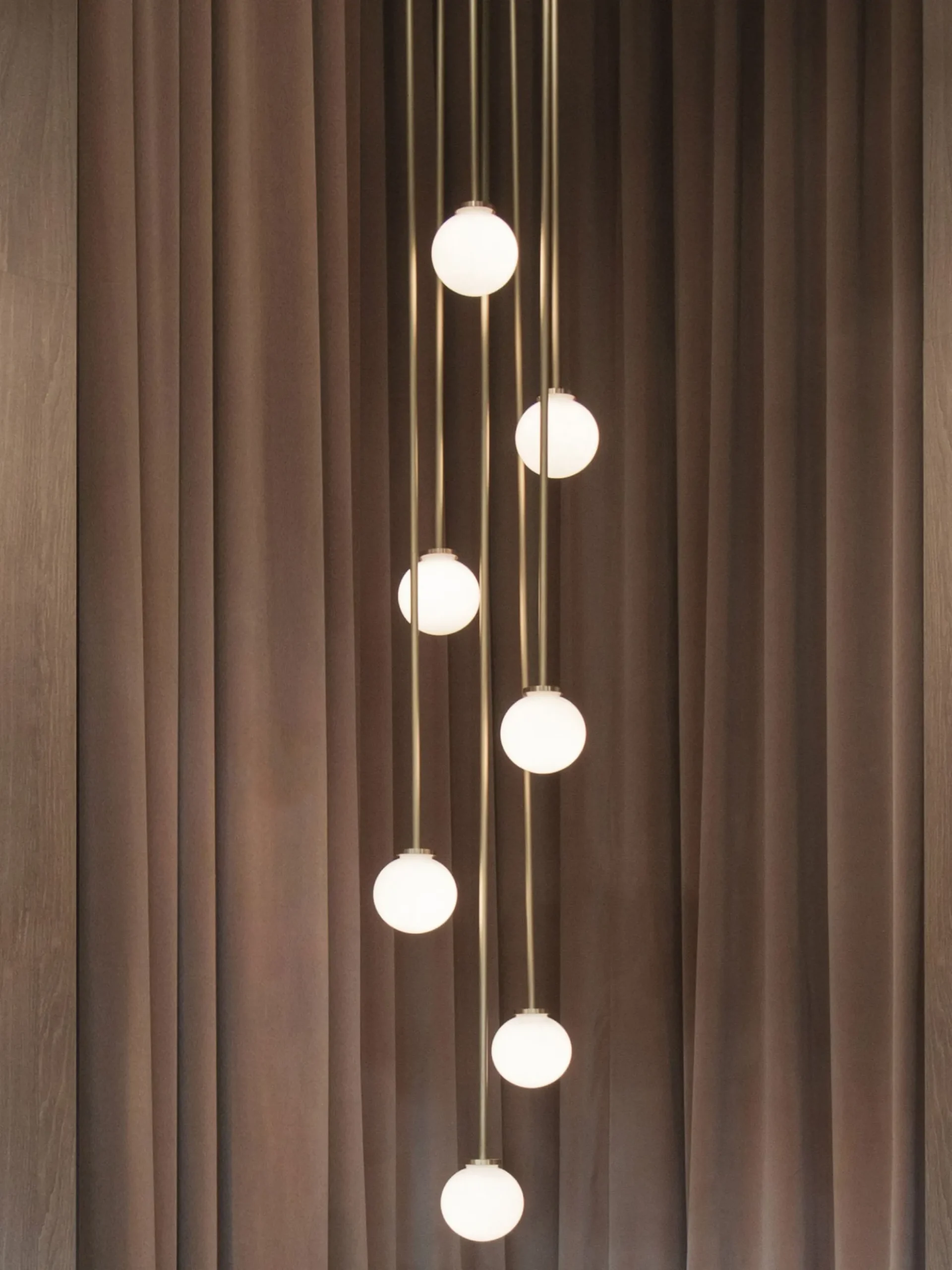 Mezzo Cluster Round 7 - Satin Brass - Large