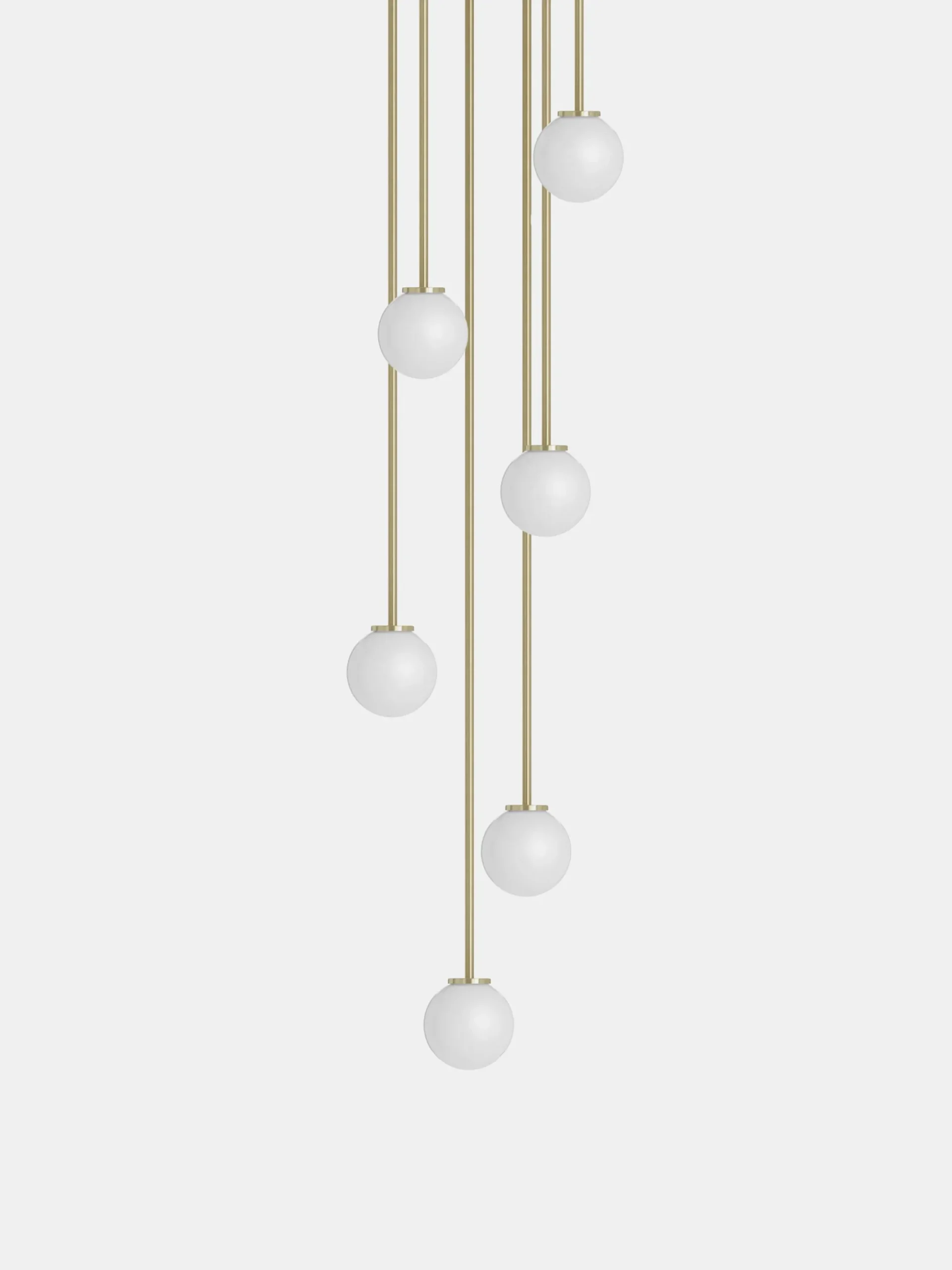 Mezzo Cluster Round 7 - Satin Brass - Large