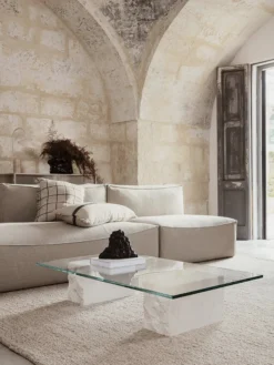Mineral Coffee Table - Bianco Curia