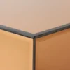 Mirror Block Coffee Table - Smokey Brown - 80 cm