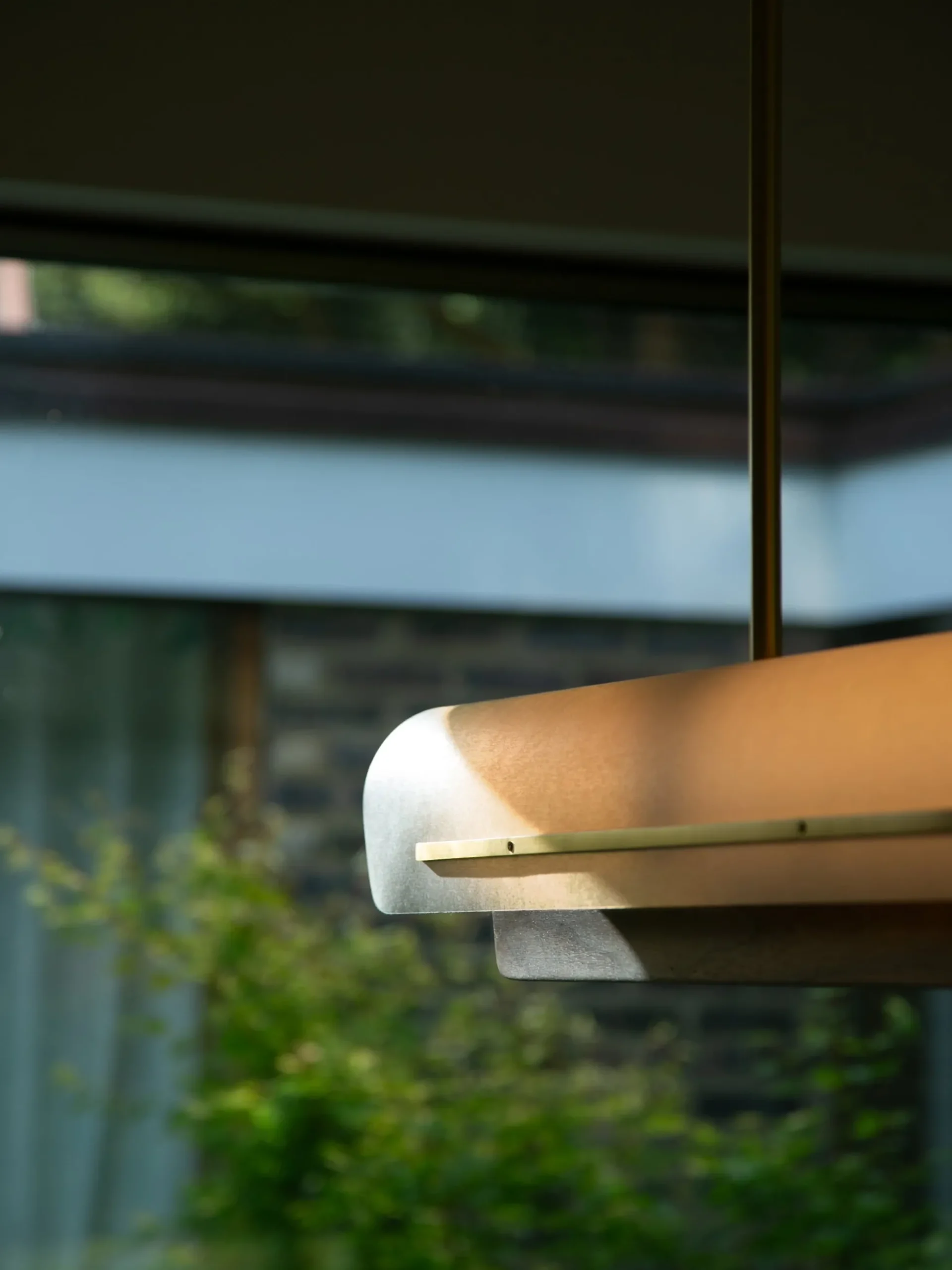 Modernist Linear Suspension Lamp