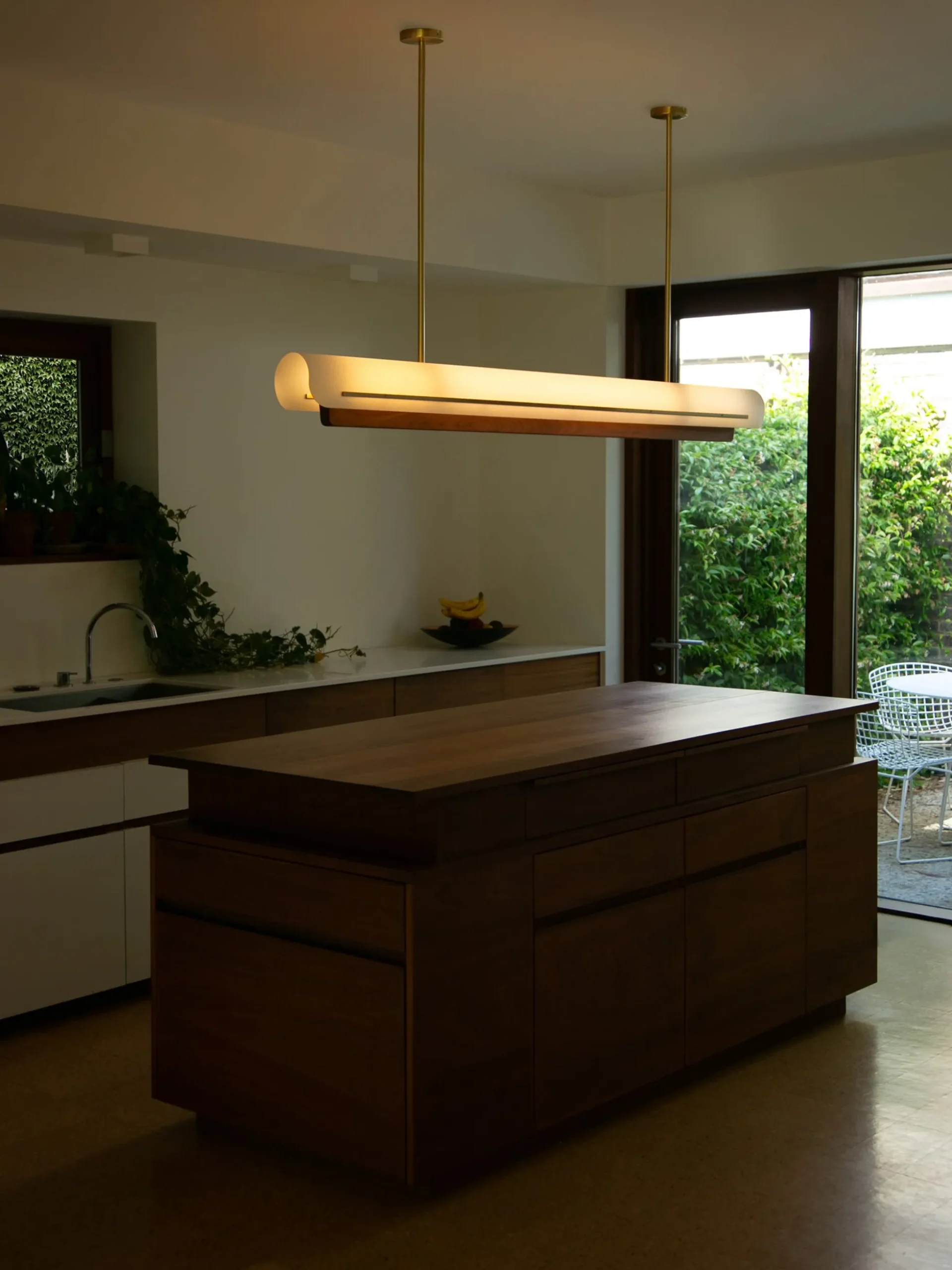 Modernist Linear Suspension Lamp