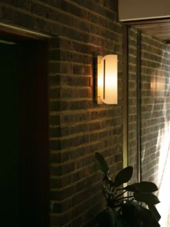 Modernist Metal Wall Lamp