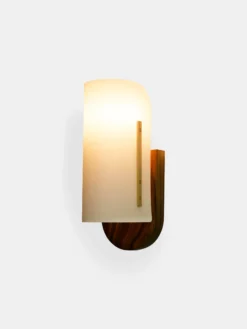 Modernist Timber Wall Lamp
