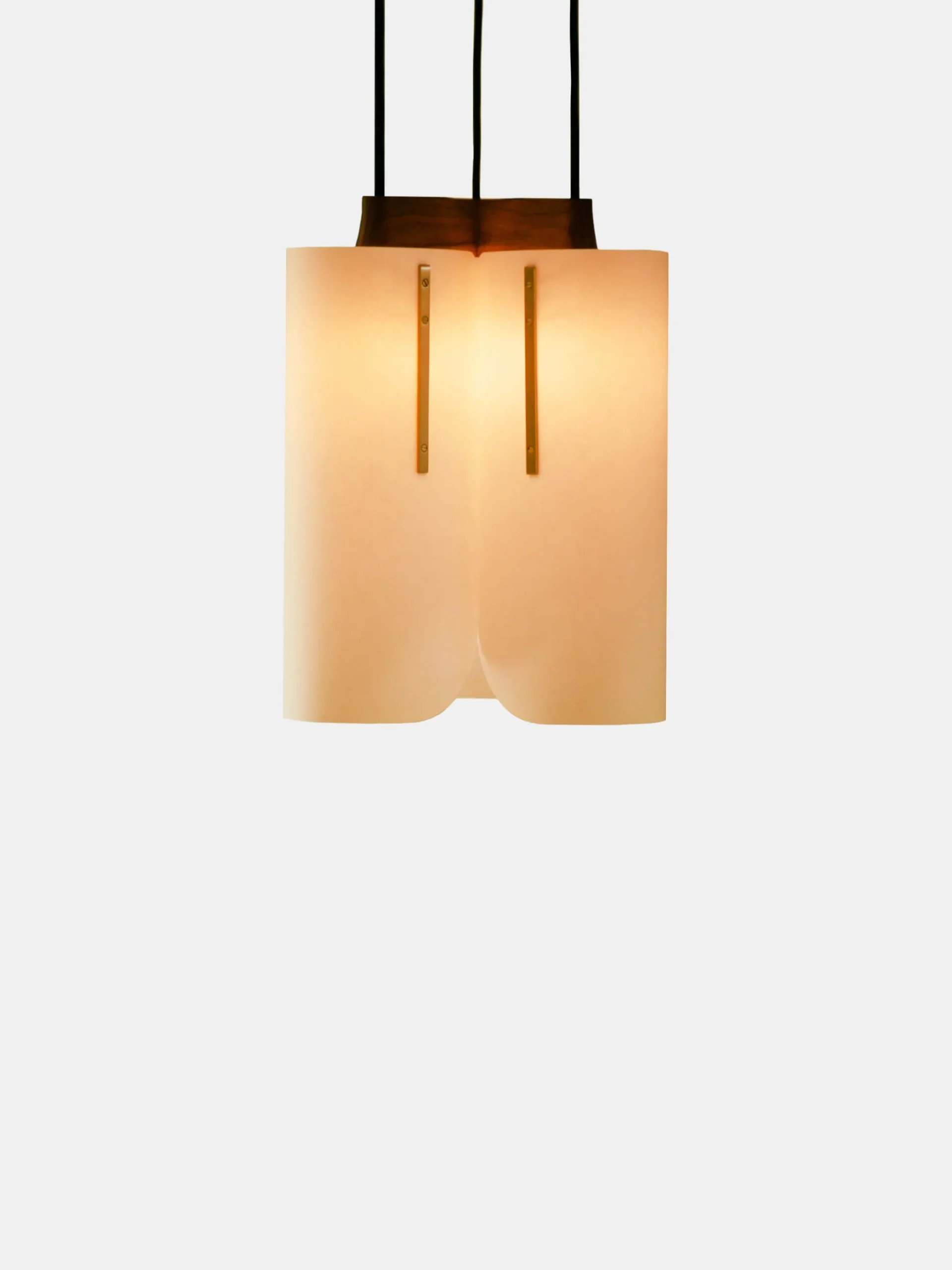Modernist Triple Drop Suspension Lamp