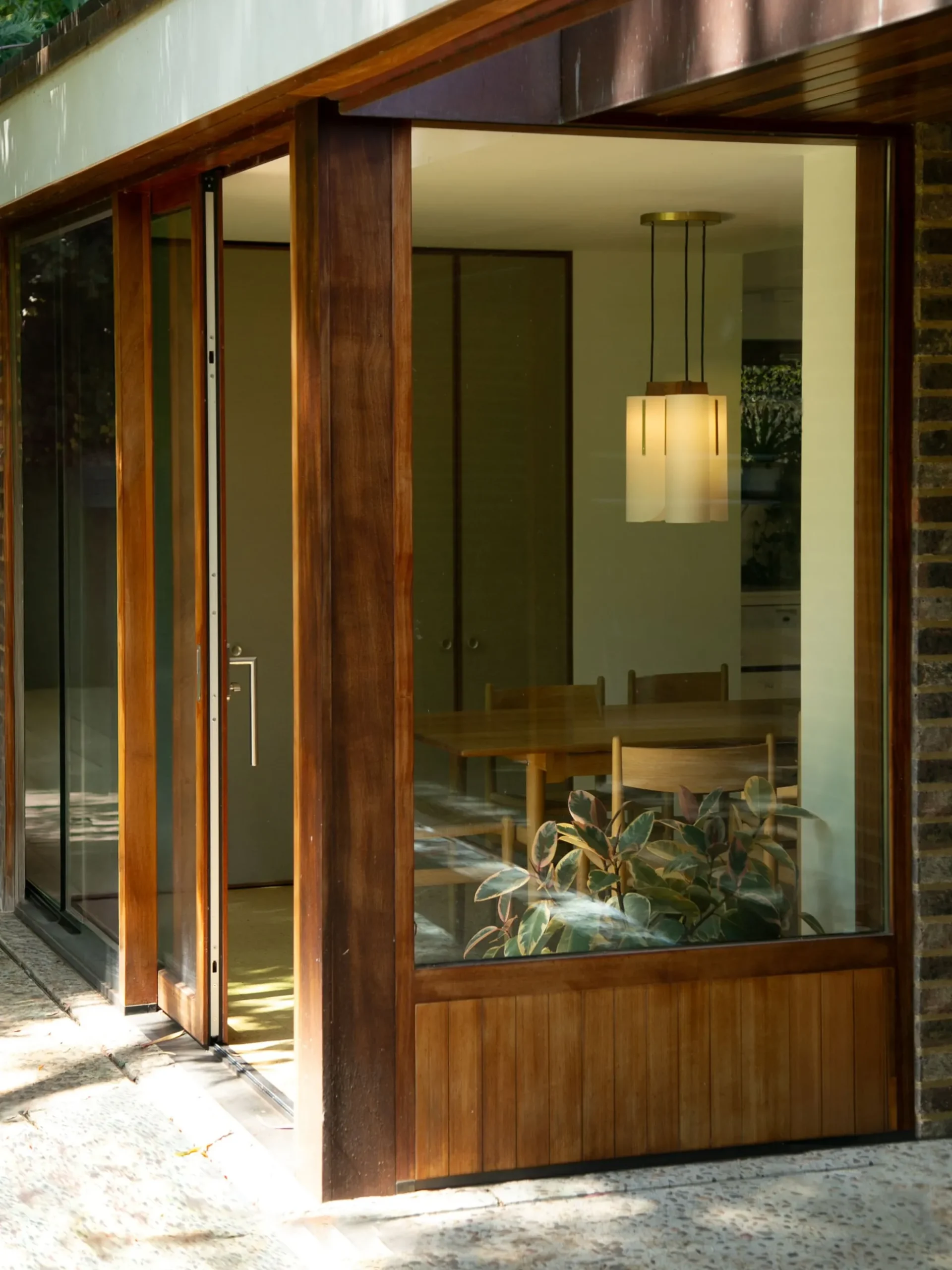 Modernist Triple Drop Suspension Lamp