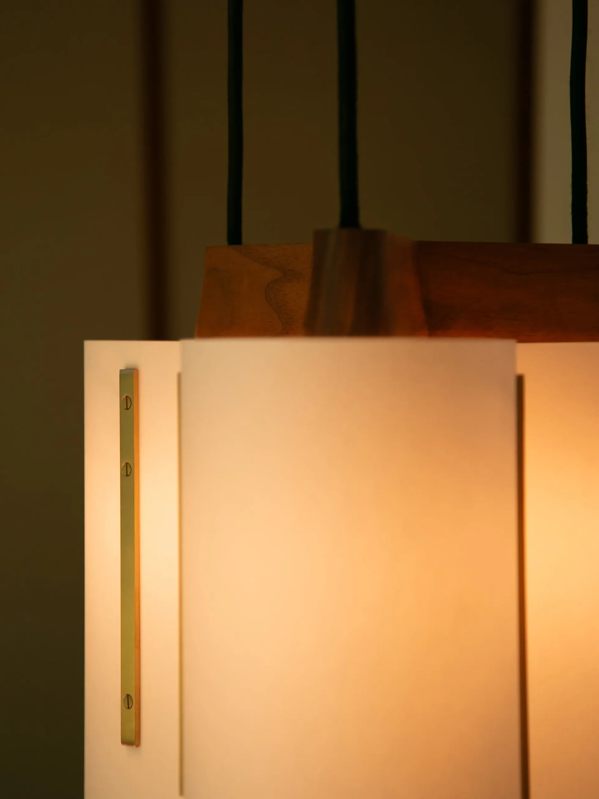 Modernist Triple Drop Suspension Lamp